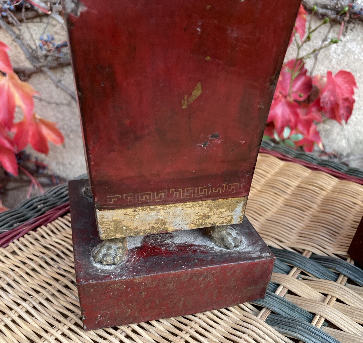 The Pair Of Sheet Metal Vases, From The Restoration Period -photo-8