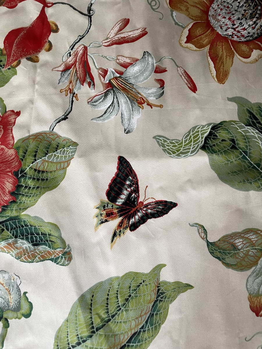 Paire  de double rideaux Papillons et Passiflore pierre Frey -photo-3