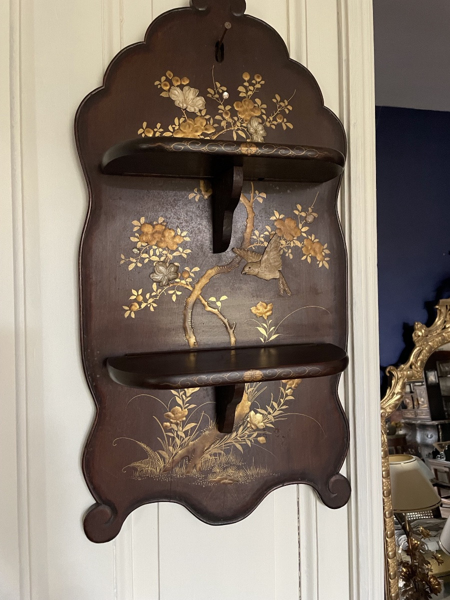 Étagère murale laquée chinoisante dlg de Viardot -photo-2