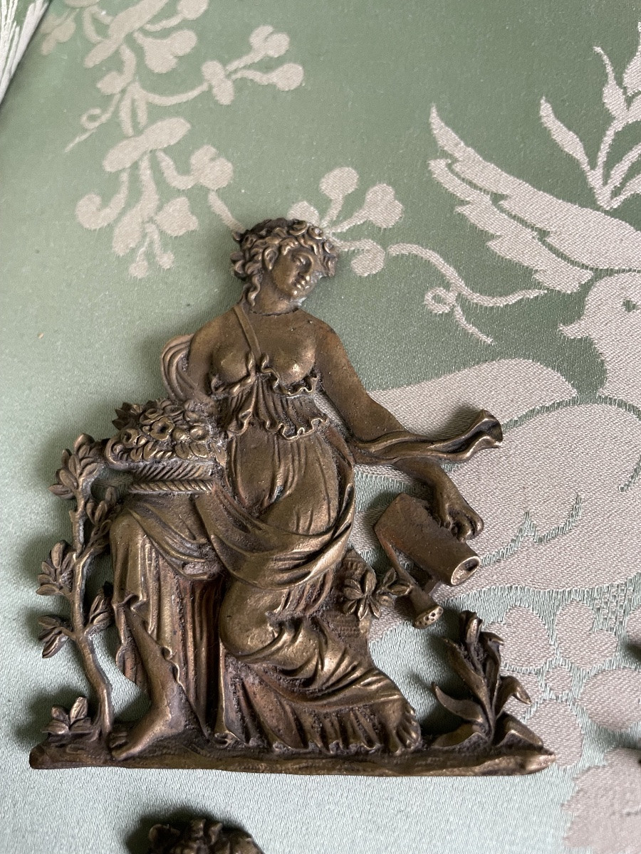 La série de bronzes décoratifs , les quatre saisons -photo-4