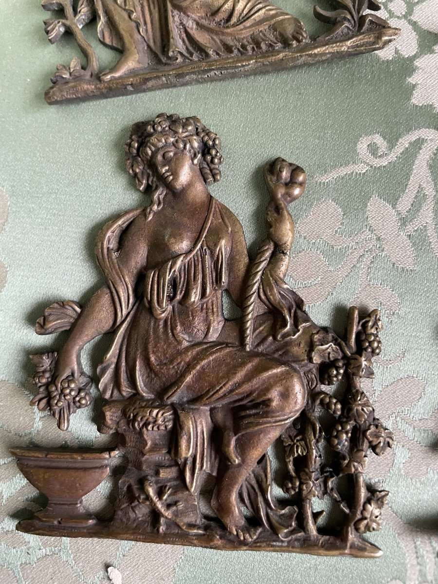 La série de bronzes décoratifs , les quatre saisons -photo-2