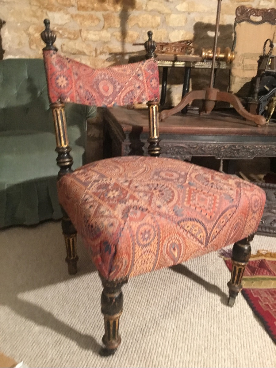 Chaise orientalisante d’époque Napoléon III -photo-3