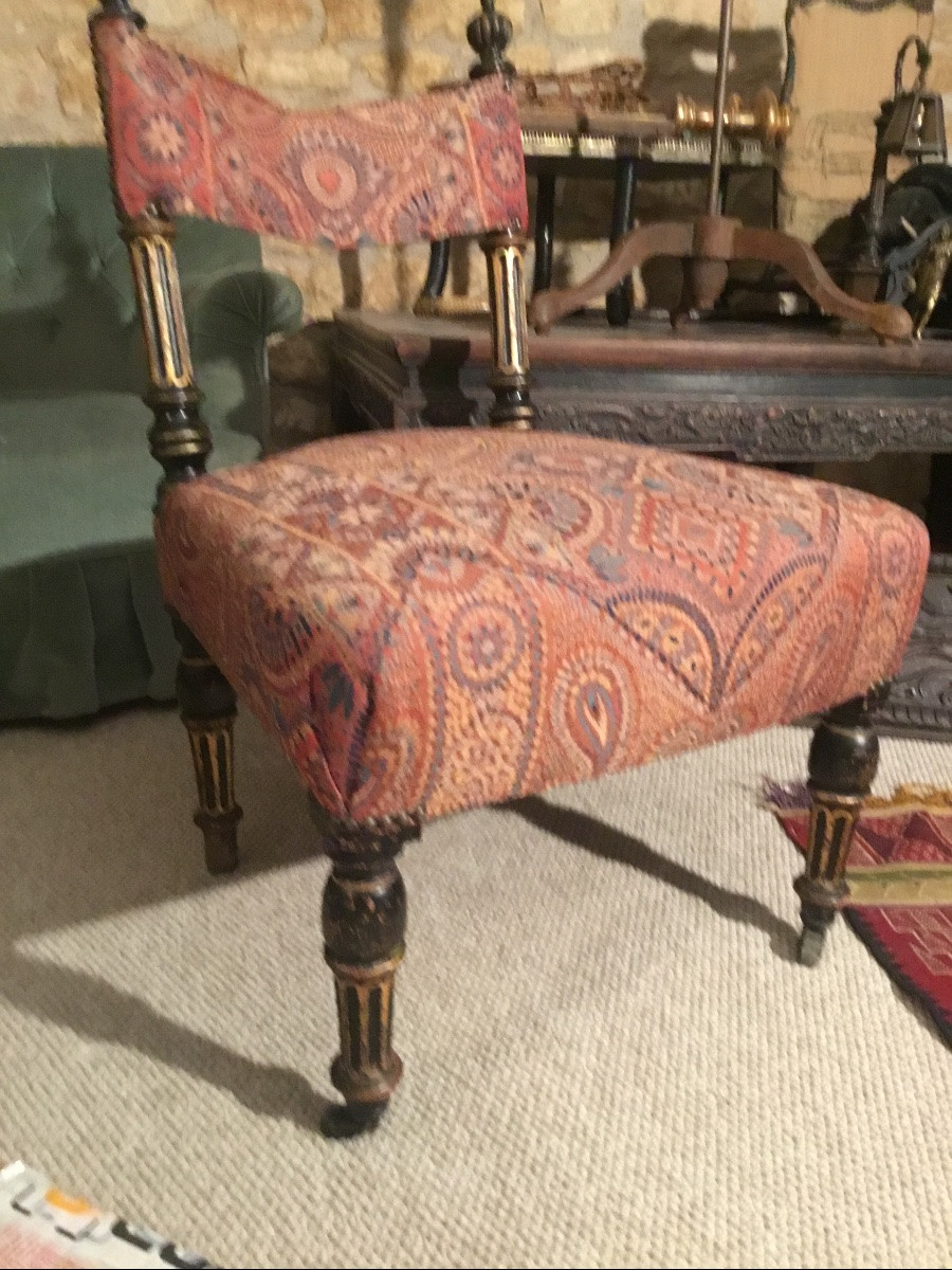 Chaise orientalisante d’époque Napoléon III -photo-4