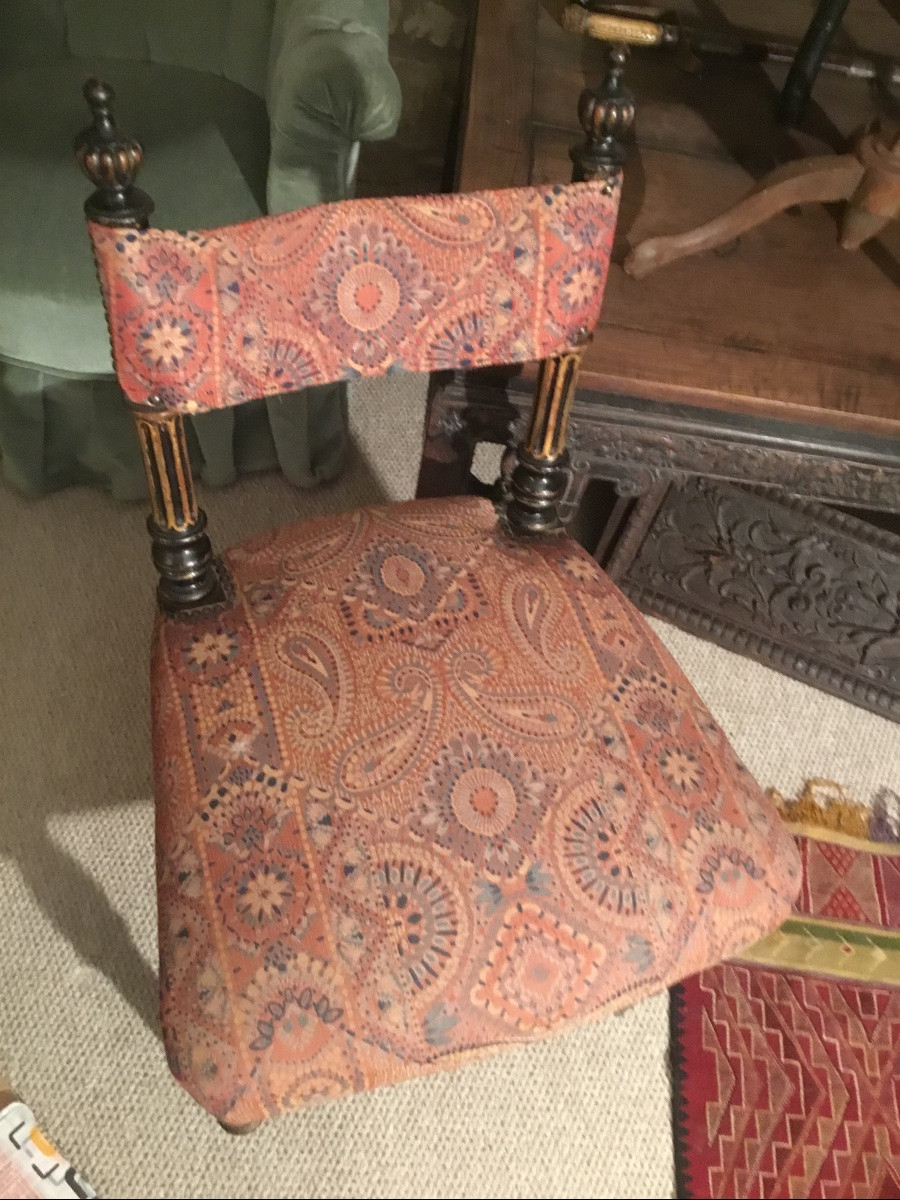 Chaise orientalisante d’époque Napoléon III -photo-6