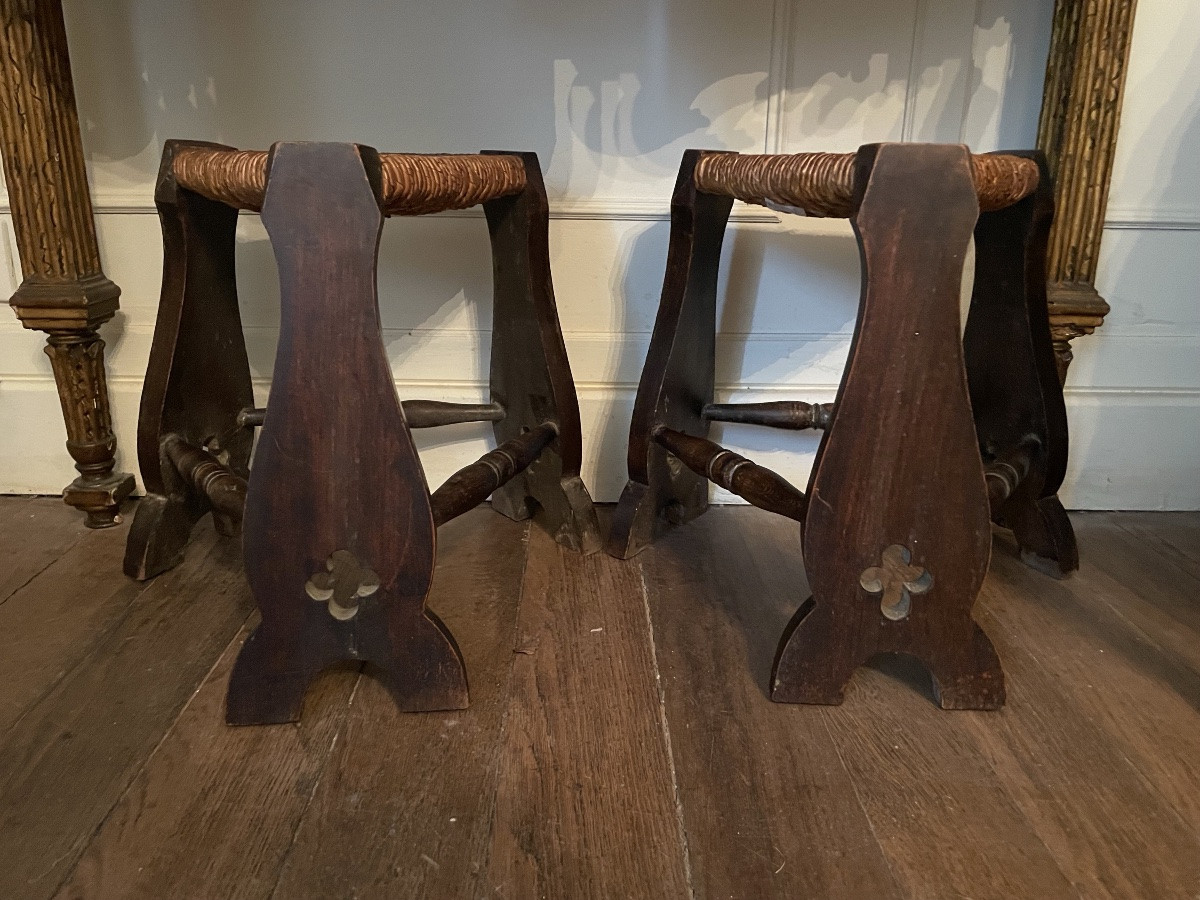 The Two Arts And Crafts Stools -photo-8
