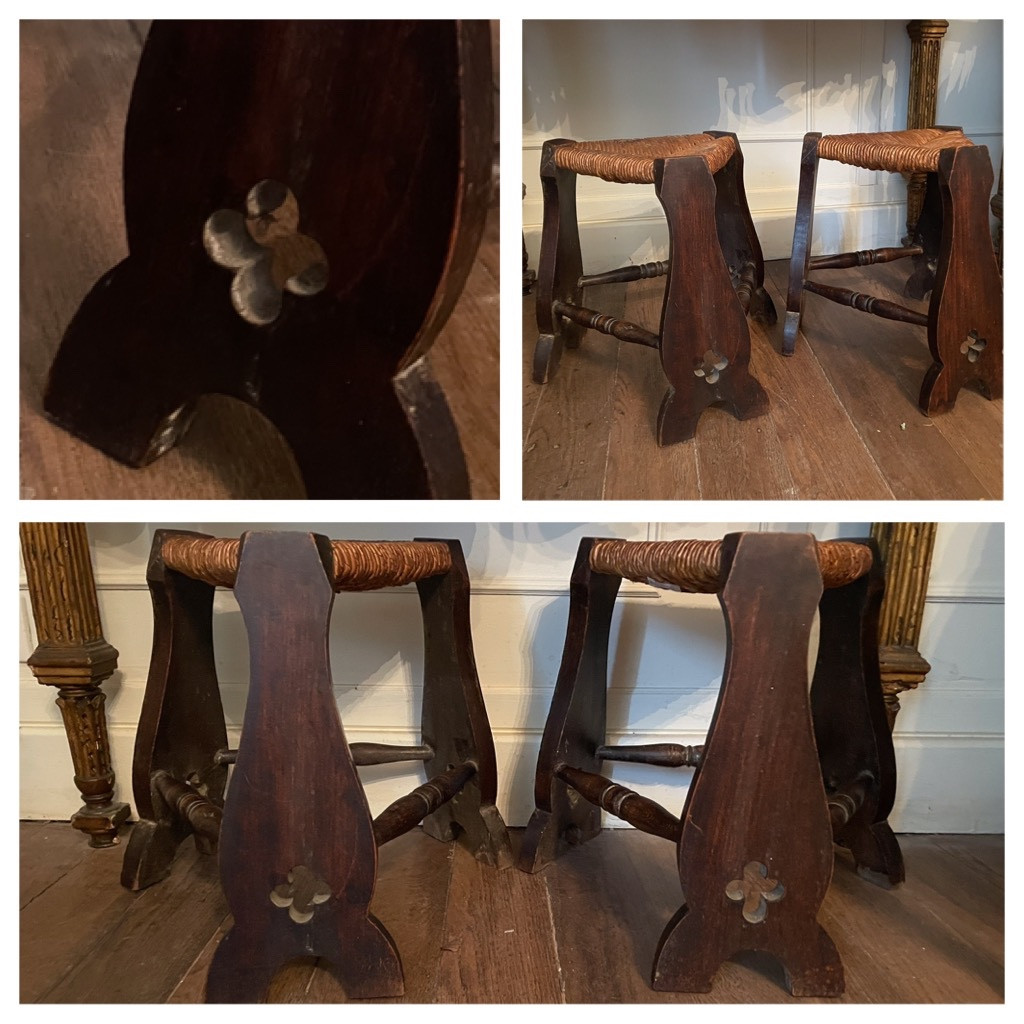 The Two Arts And Crafts Stools 