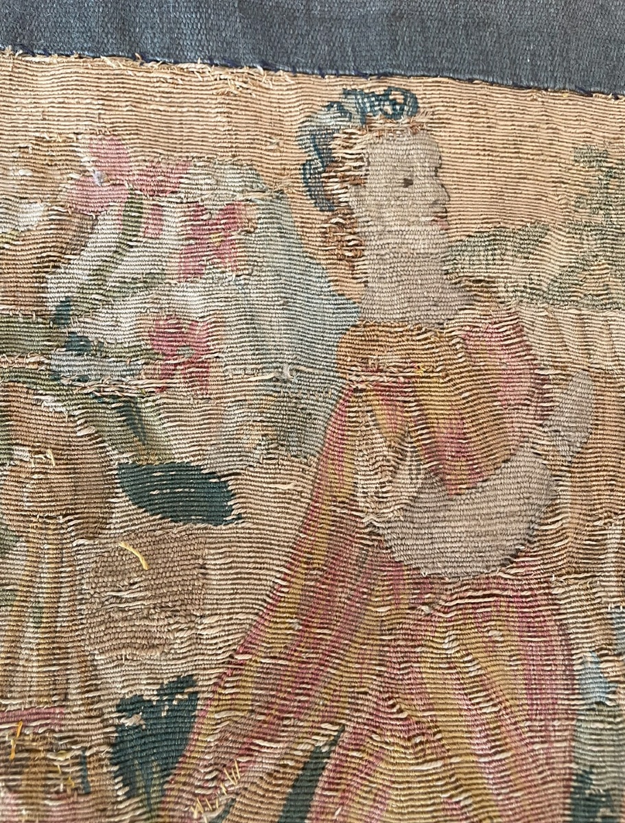 Animated Tapestry With Figures, 17th Century -photo-3