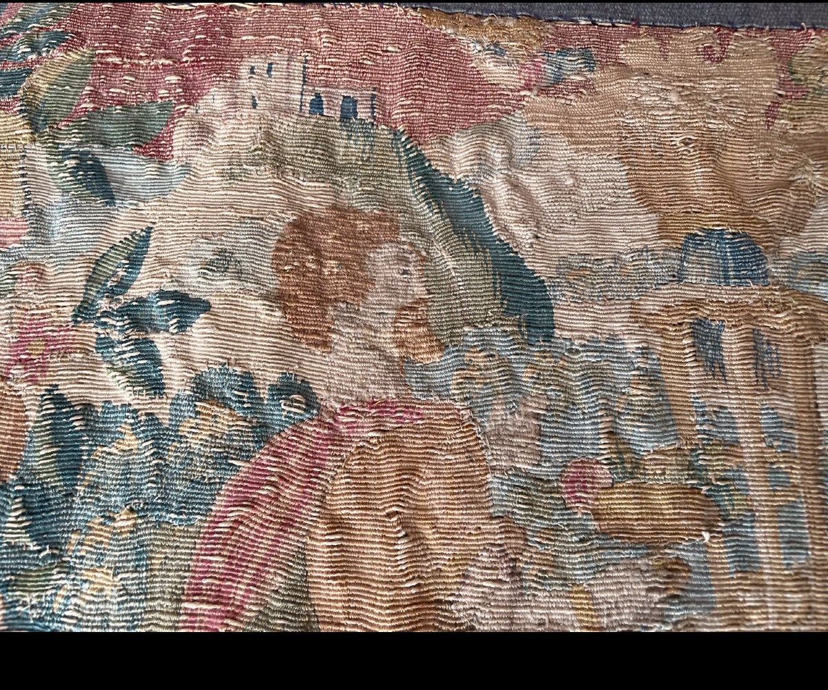 Animated Tapestry With Figures, 17th Century -photo-2