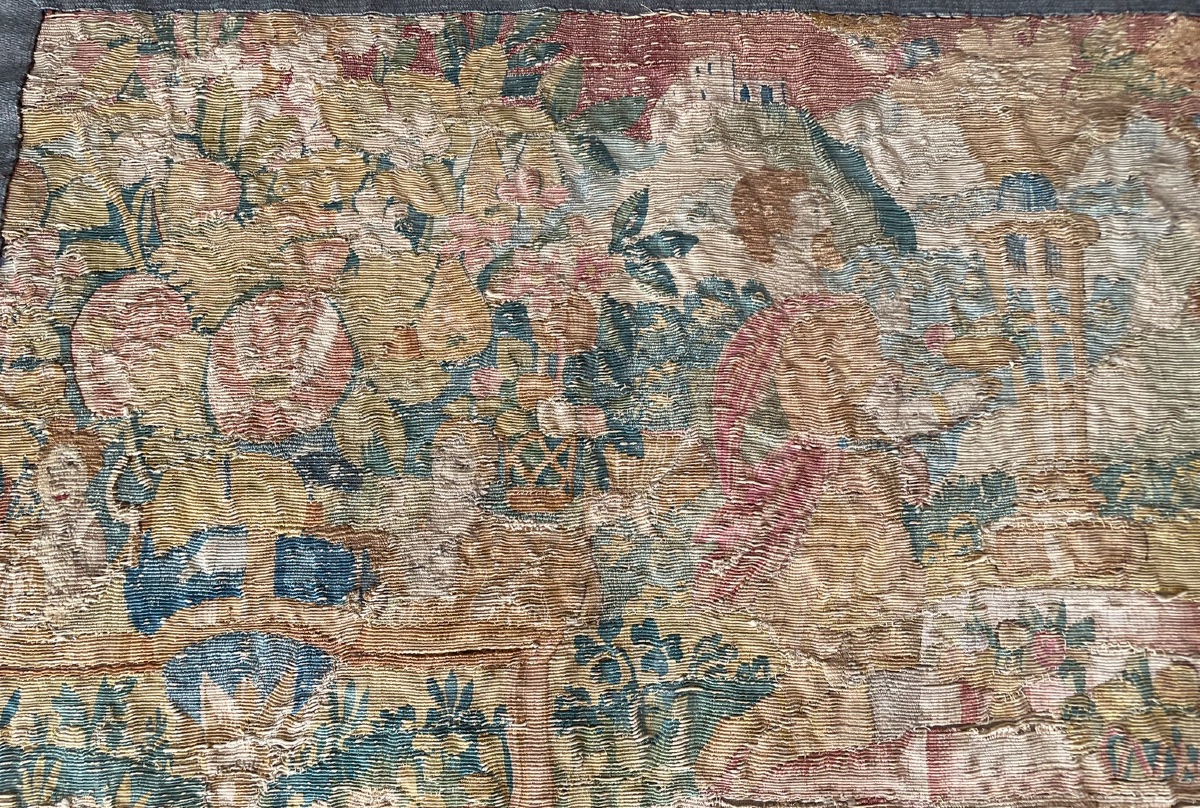 Animated Tapestry With Figures, 17th Century -photo-3