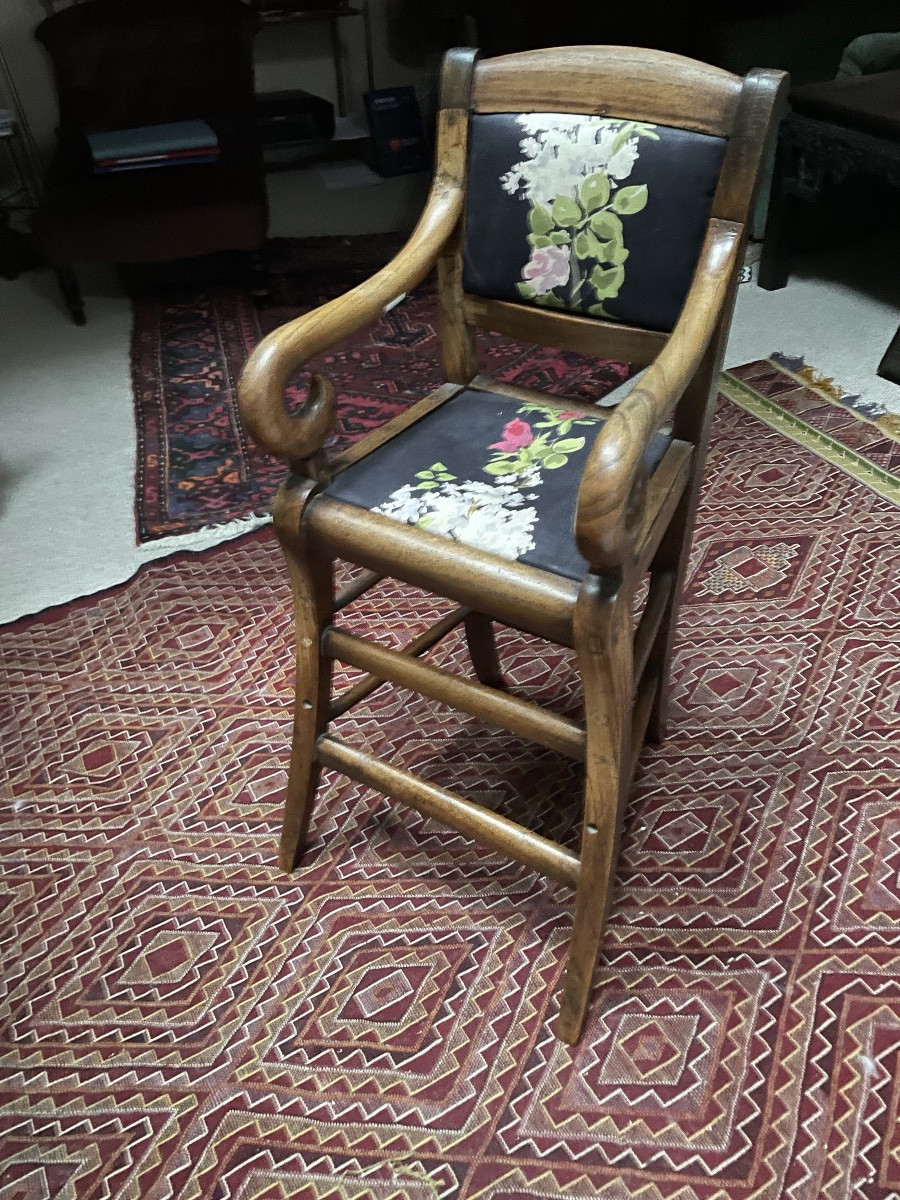 Chaise haute assise à chassis -photo-3