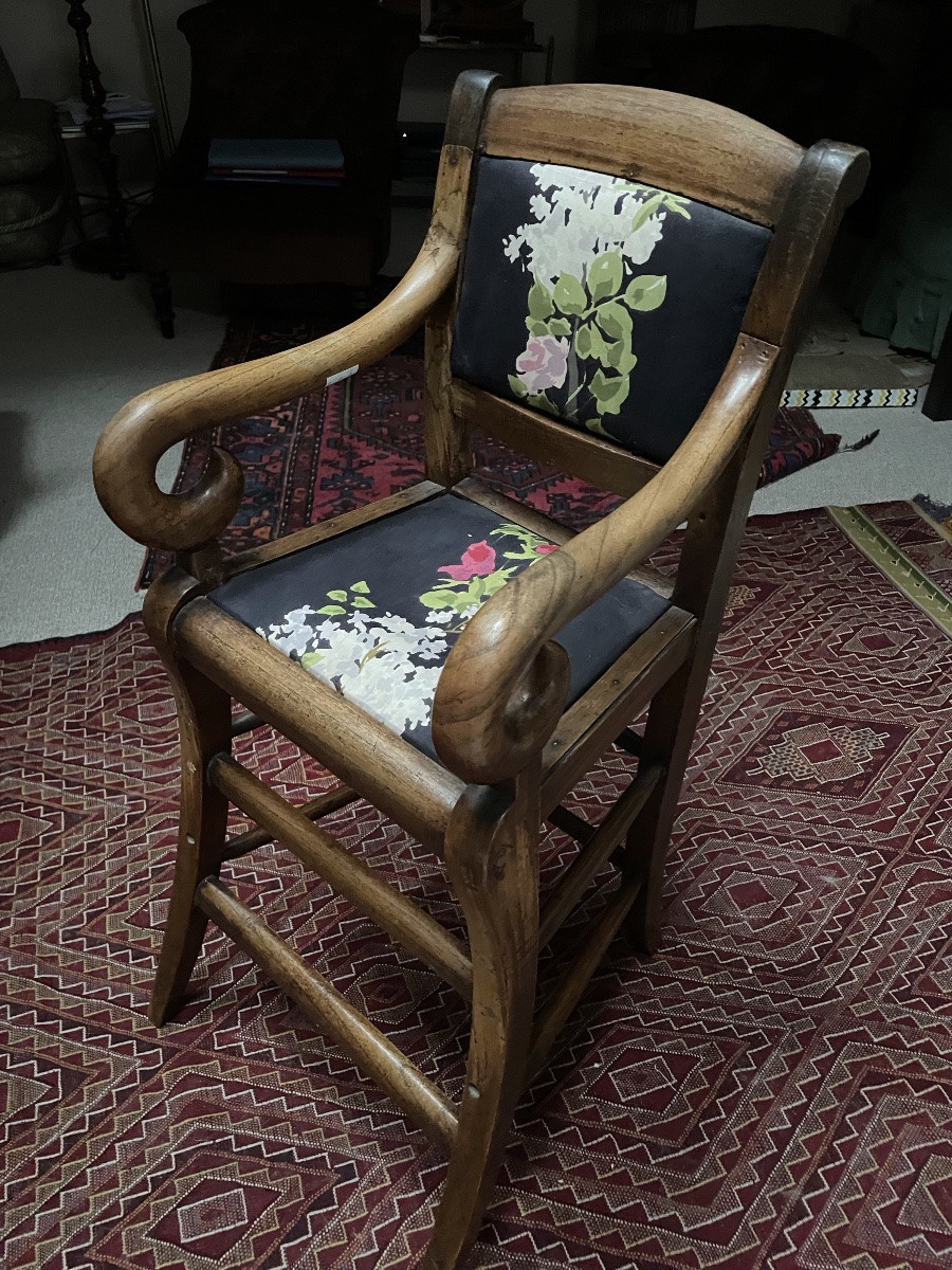 Chaise haute assise à chassis -photo-4