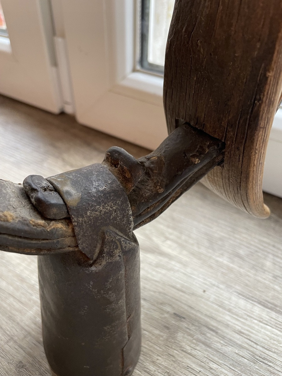 Art populaire , Sonnaille , cloche pour une chèvre ou une brebis -photo-2