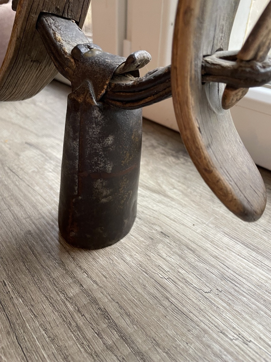 Art populaire , Sonnaille , cloche pour une chèvre ou une brebis -photo-6
