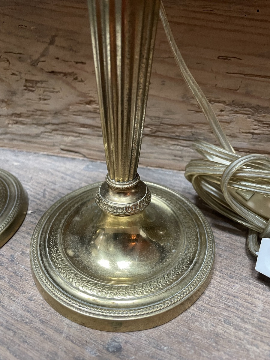 The Pair Of Small Restoration-era Candlesticks -photo-5