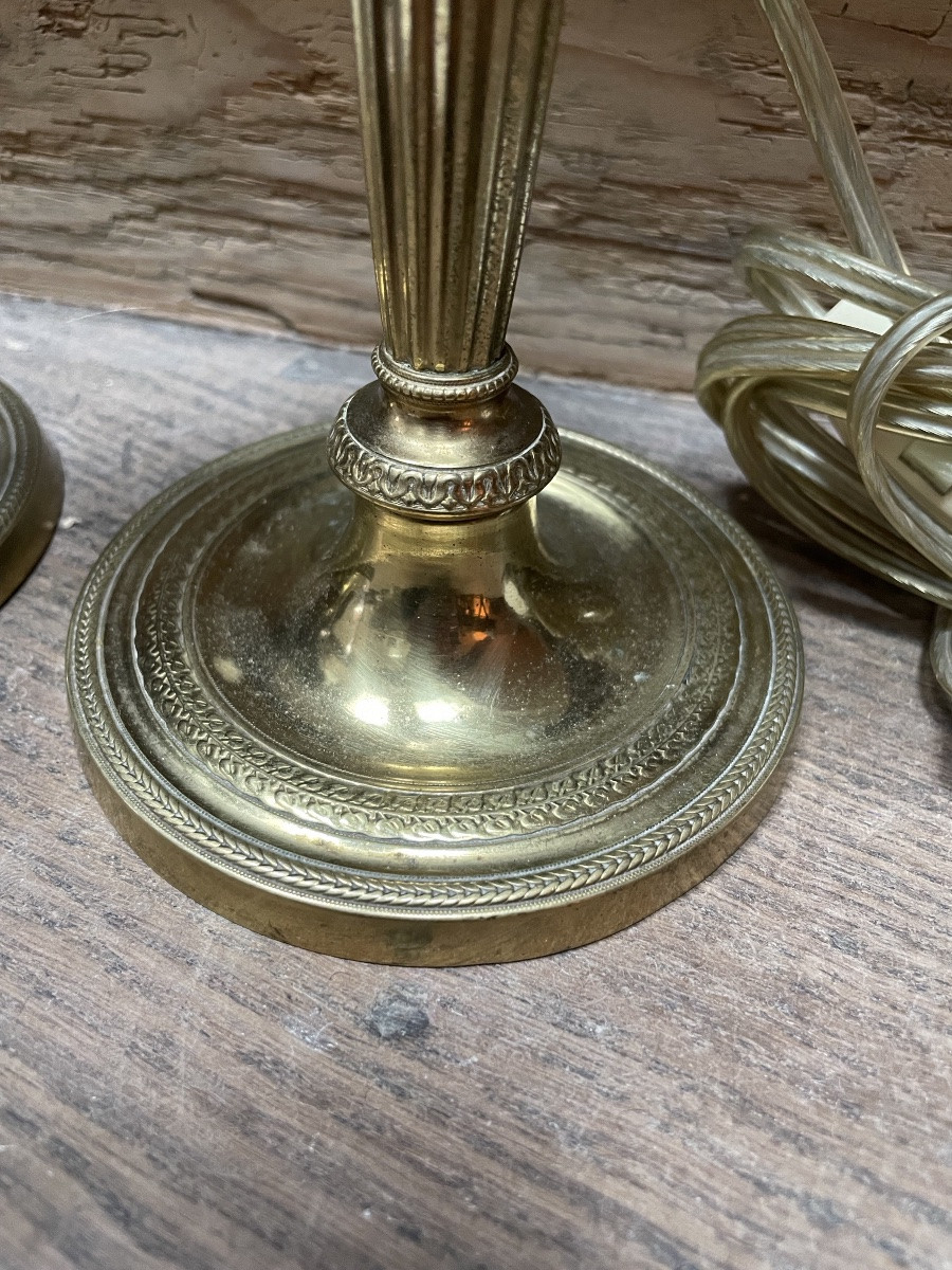 The Pair Of Small Restoration-era Candlesticks -photo-6