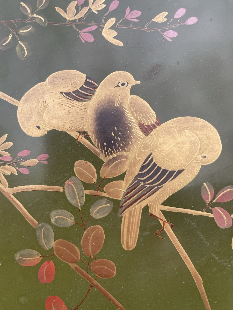 Japanese Tray Decorated With Gold -photo-1