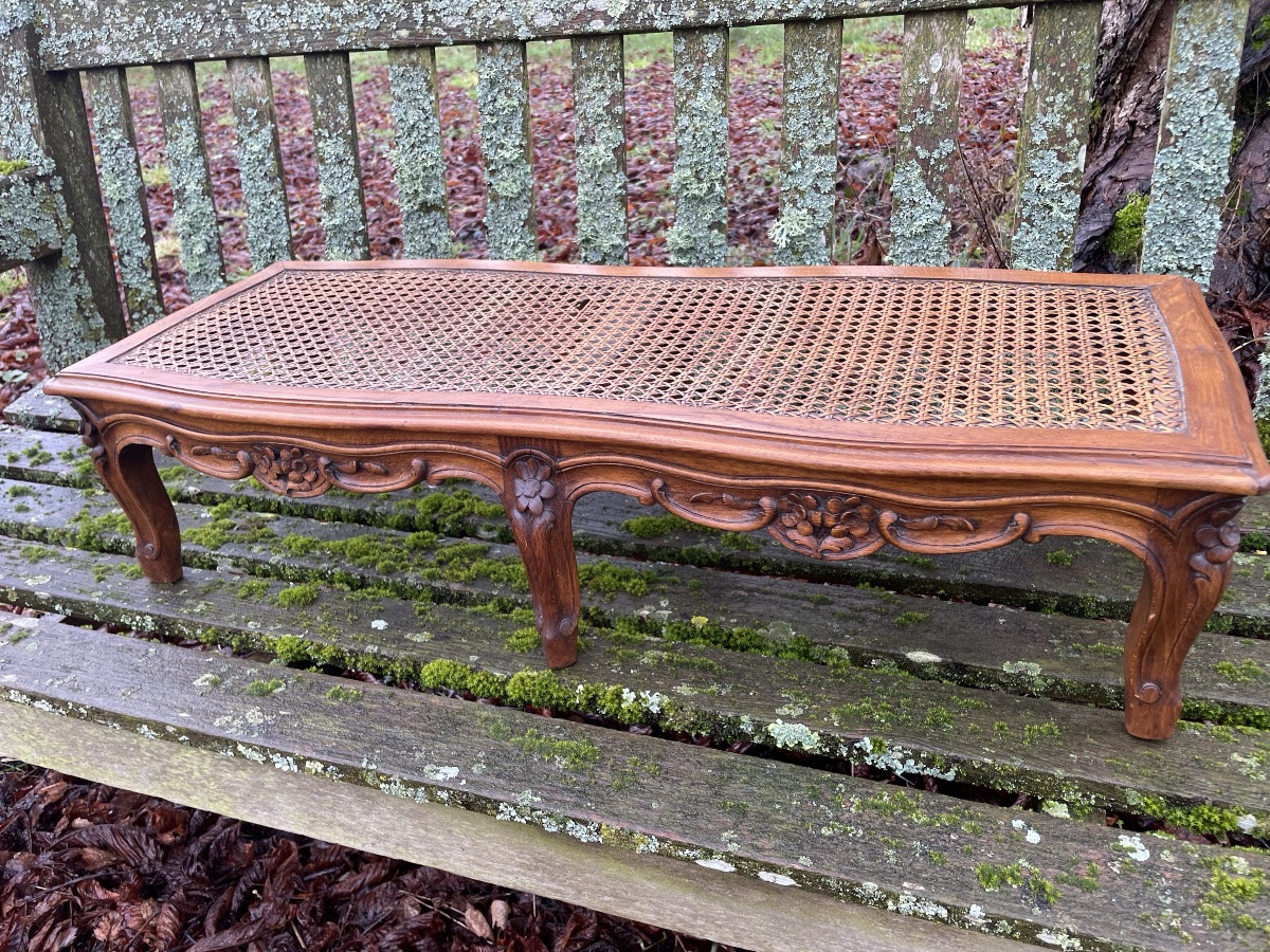 Louis XV Style Carved Bench-photo-2