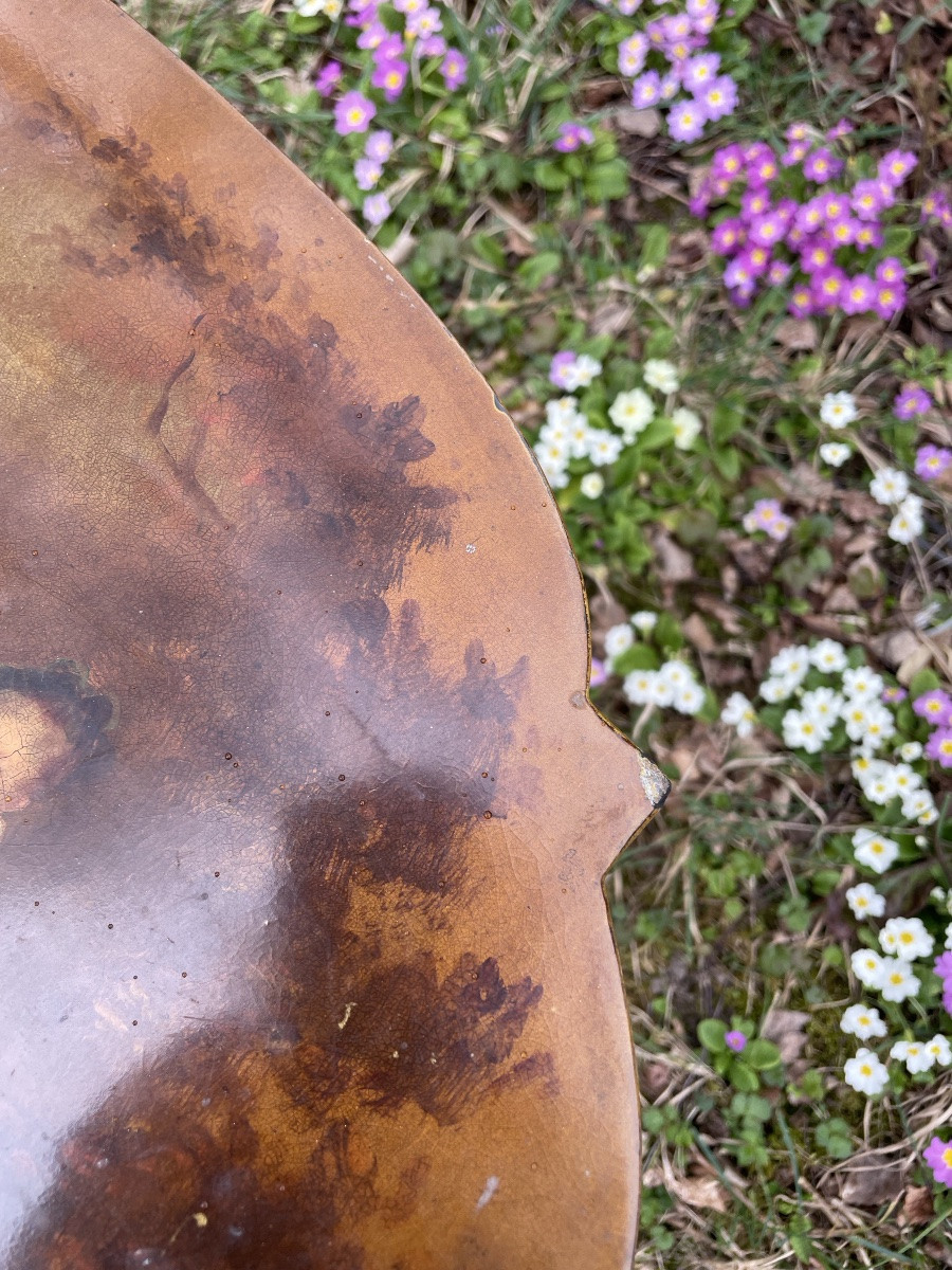 A Flying Table Painted With Martin Varnish, Inspired By Watteau -photo-8