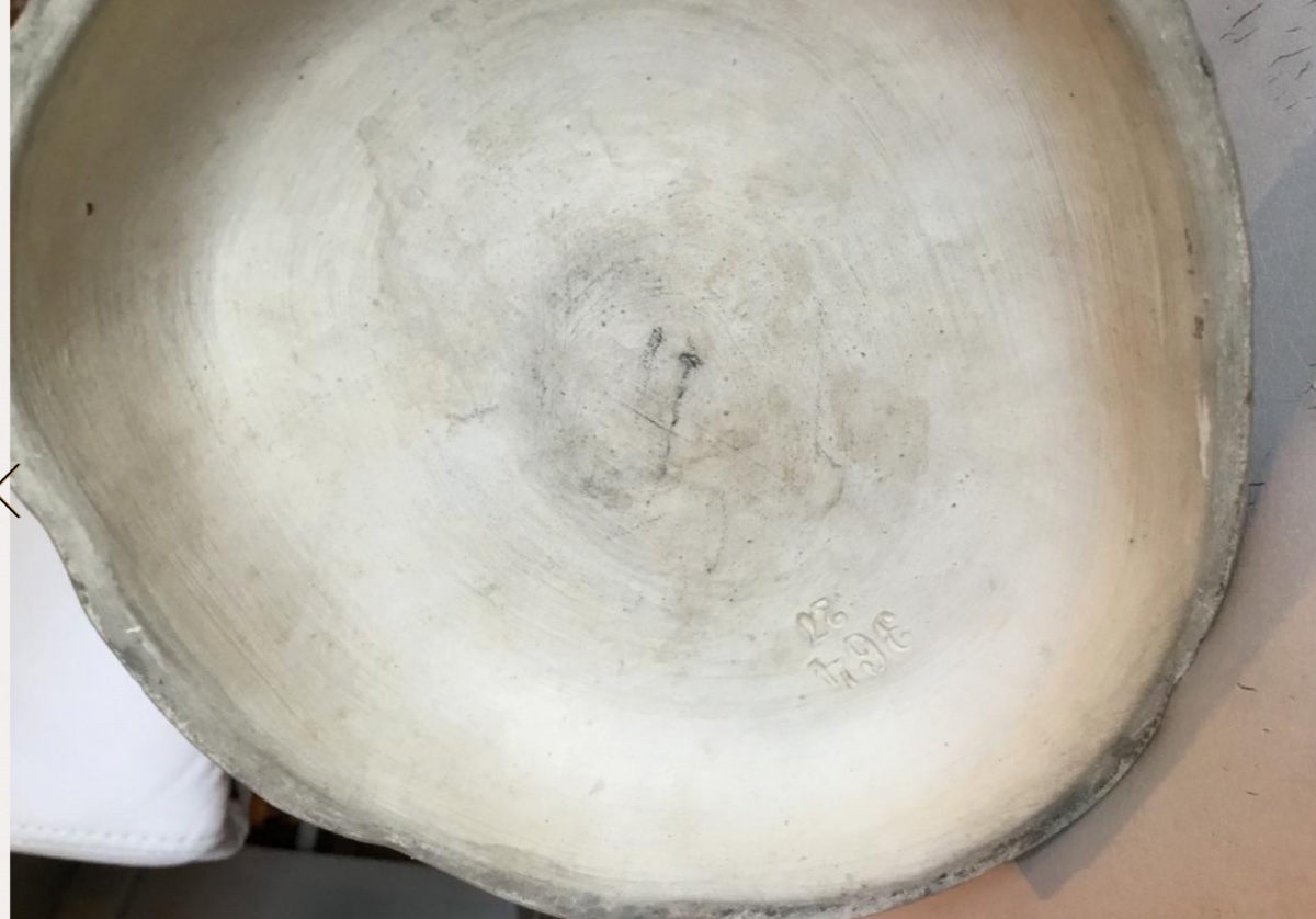 Pair Of Merveilleux In White Terracotta, Circa 1900-photo-4