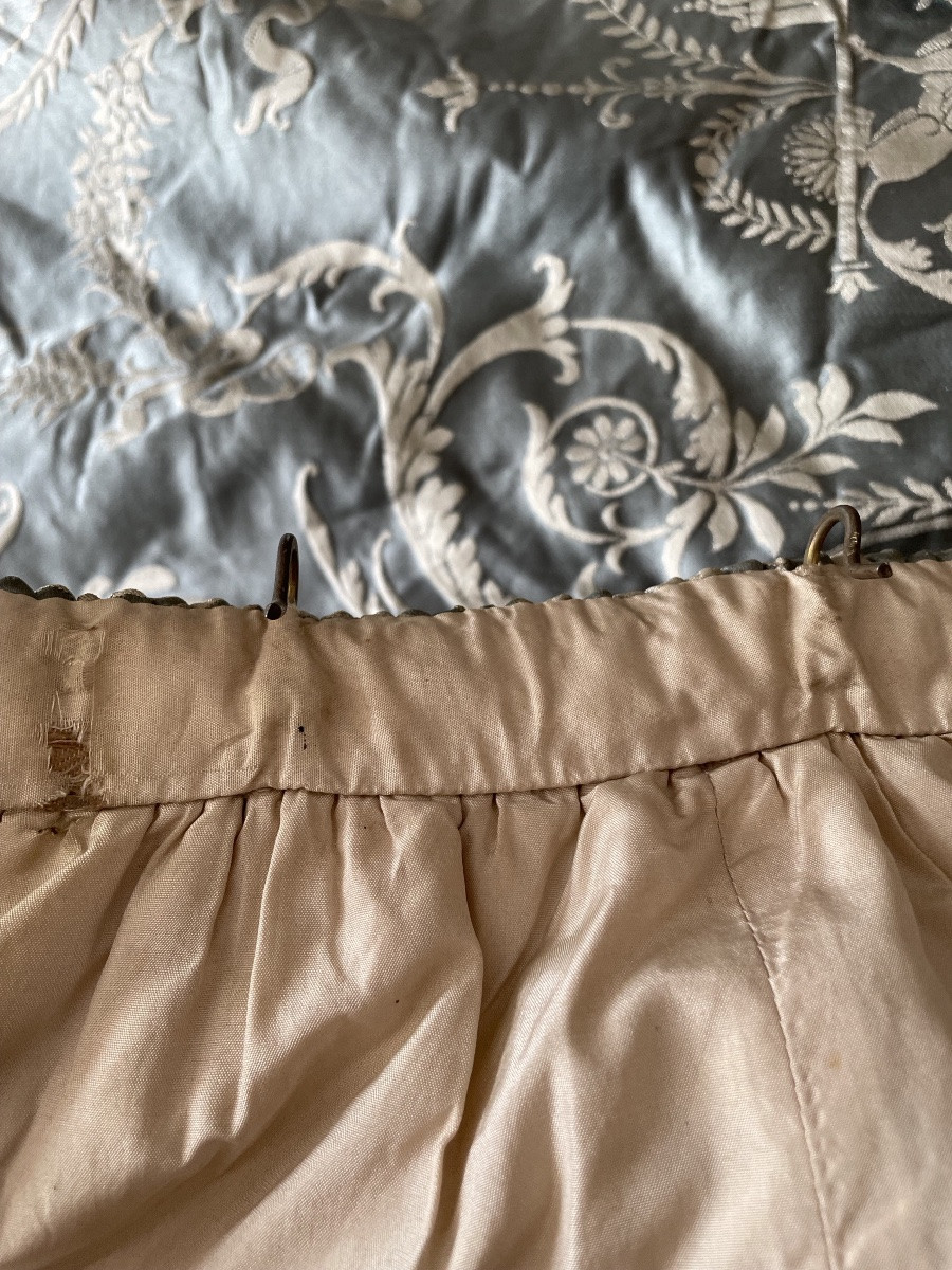 Curtain, Door Curtain, In Blue Silk, Blackout, Restoration -photo-7