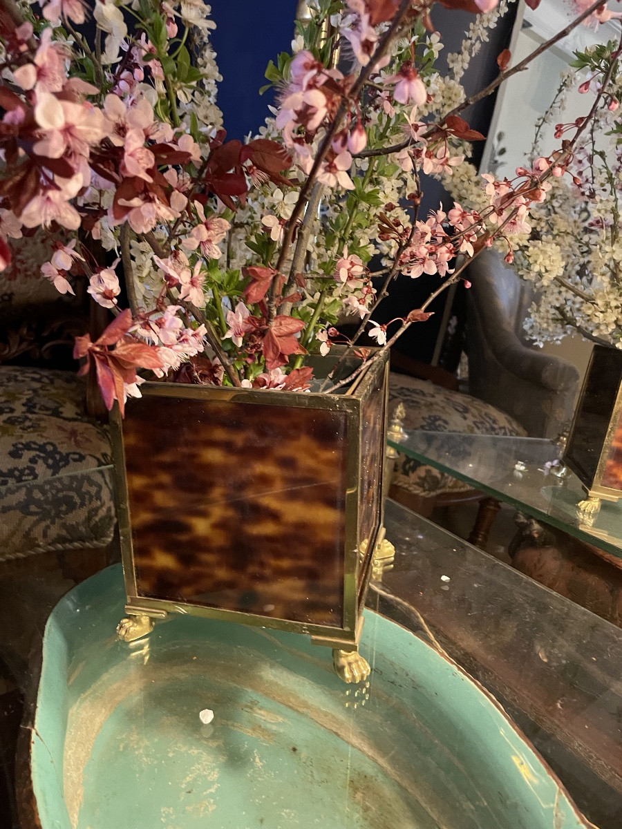 Flower Box In Imitation Of Tortoiseshell-photo-4