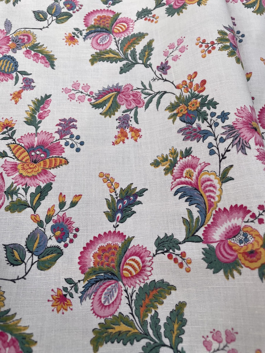 La paire de rideaux à décor d’indienne -photo-3