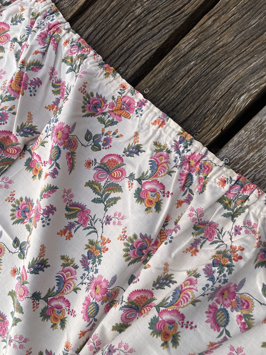 La paire de rideaux à décor d’indienne -photo-5