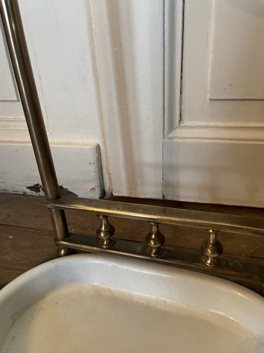 Art Nouveau Gilt Brass Umbrella Stand -photo-1