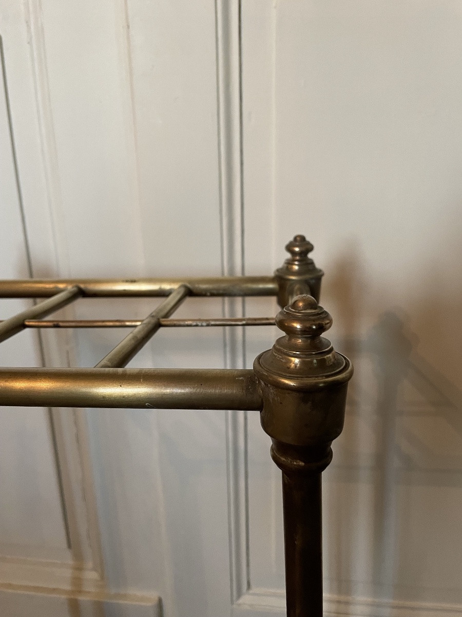 La Paire de  porte parapluies en laiton doré-photo-6