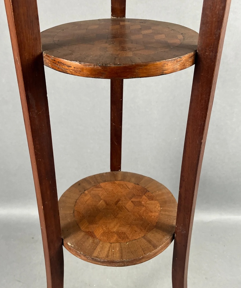 Selette de salon néoclassique de style Louis XVI -photo-2