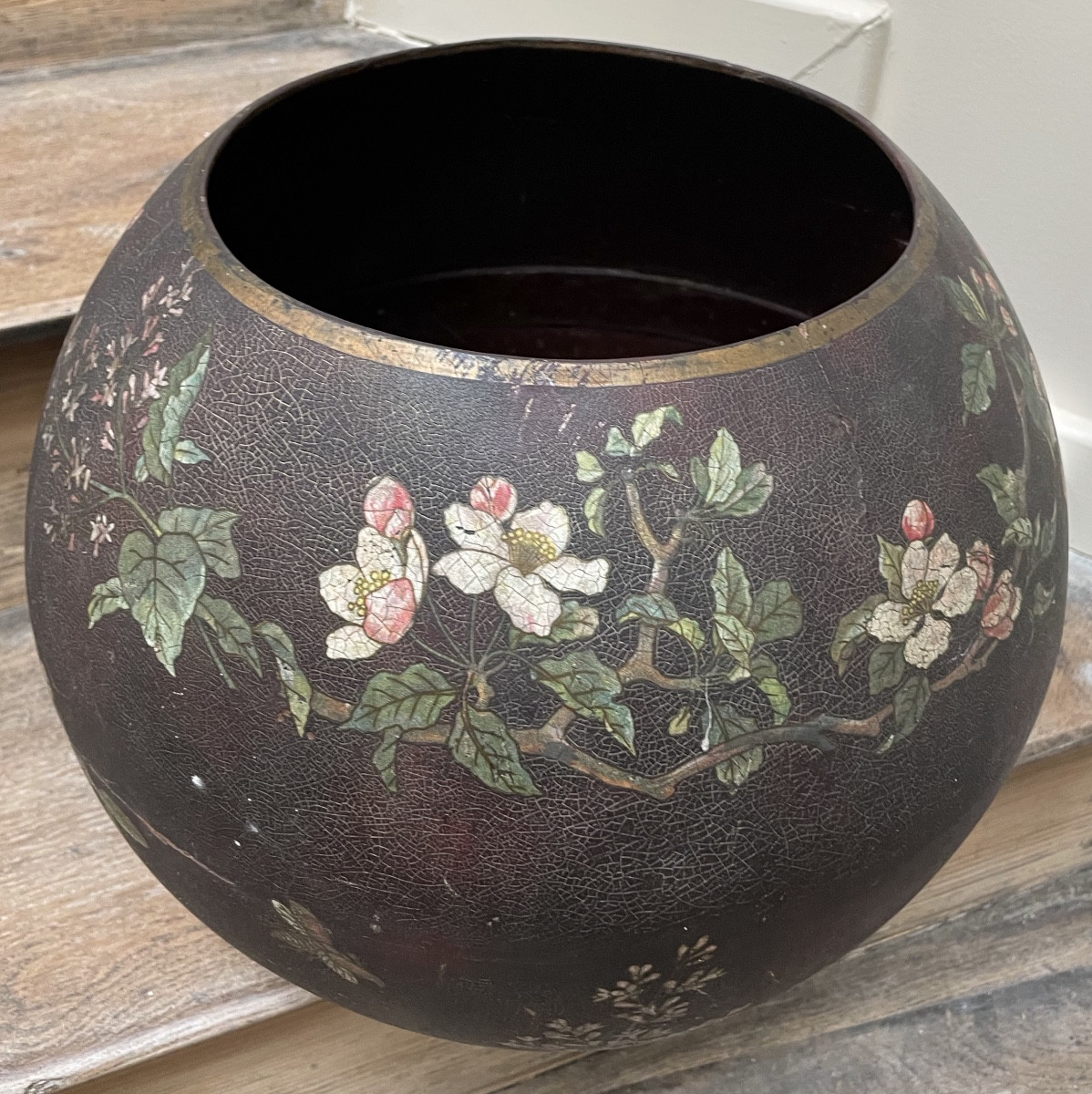 Boule Vase In Boiled Cardboard From Pont à Mousson