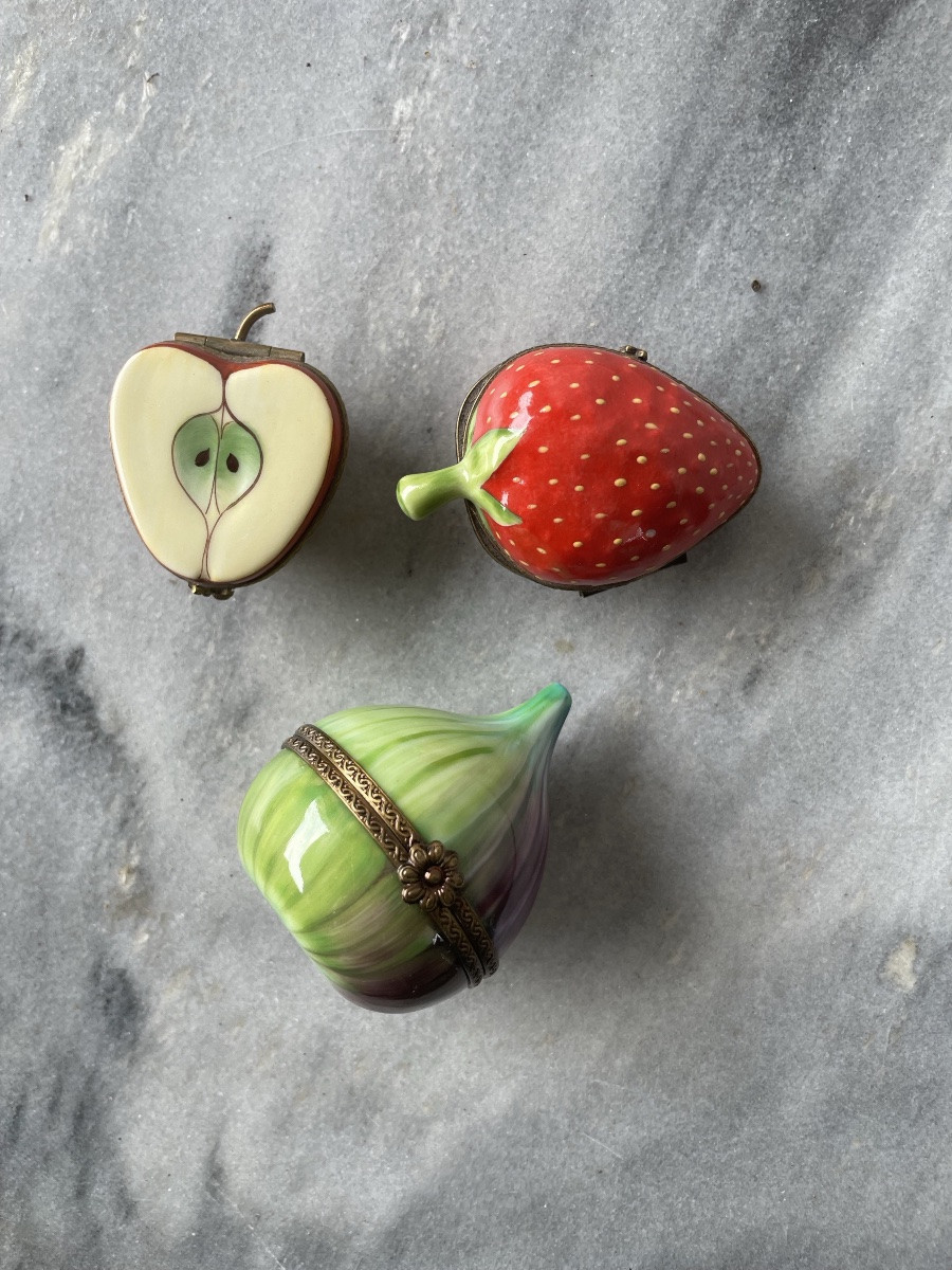 La Petite Boite à Pilule De Collection Fruits, Limoges-photo-2