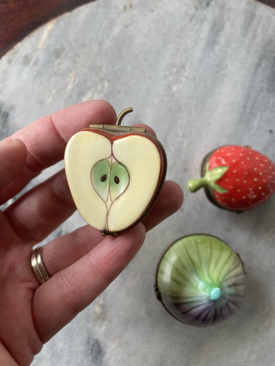 La Petite Boite à Pilule De Collection Fruits, Limoges-photo-3