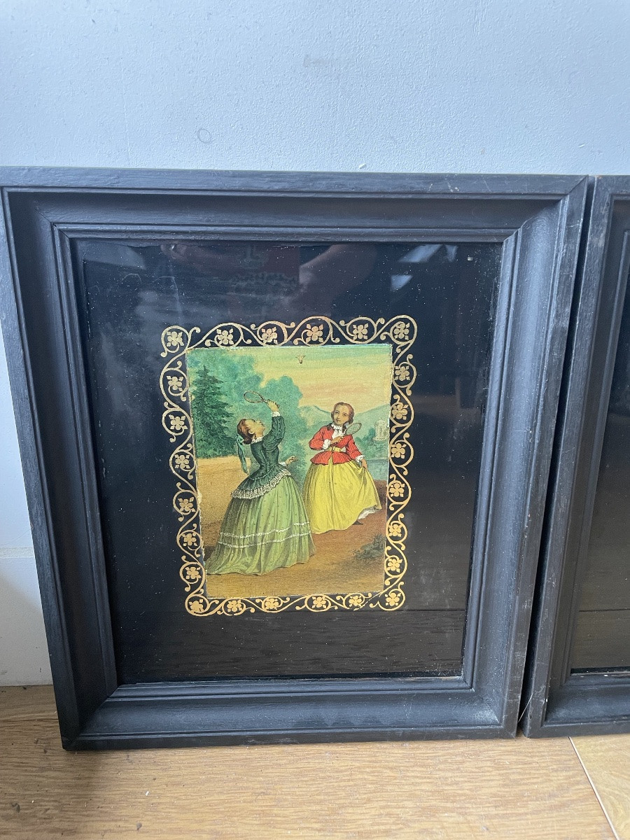 Both Mounted Under Glass, Children's Scenes-photo-4