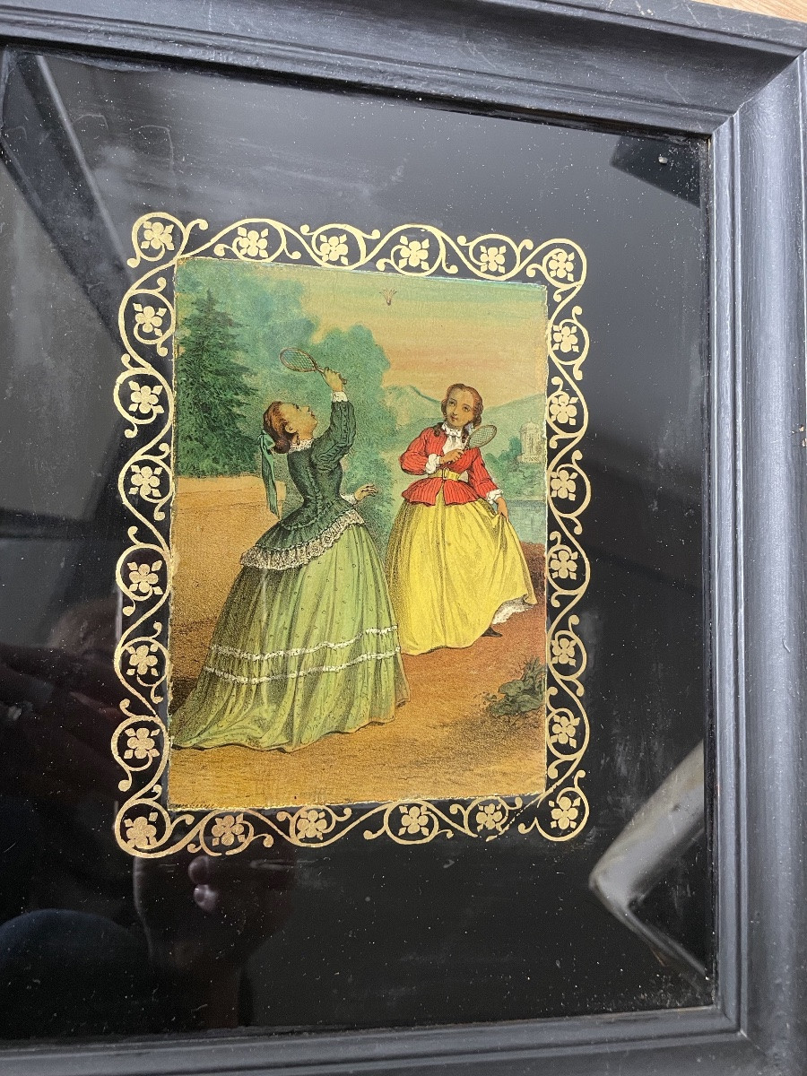 Both Mounted Under Glass, Children's Scenes-photo-3