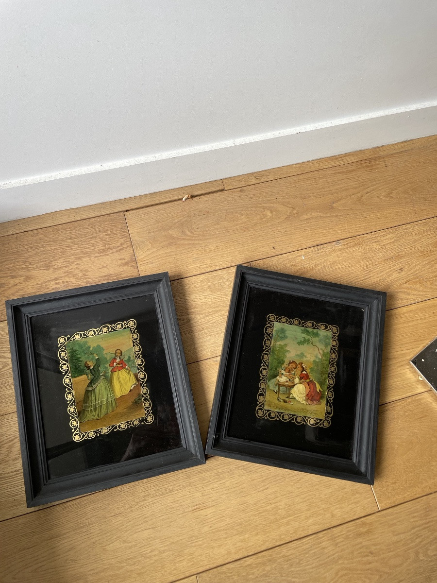 Both Mounted Under Glass, Children's Scenes-photo-5