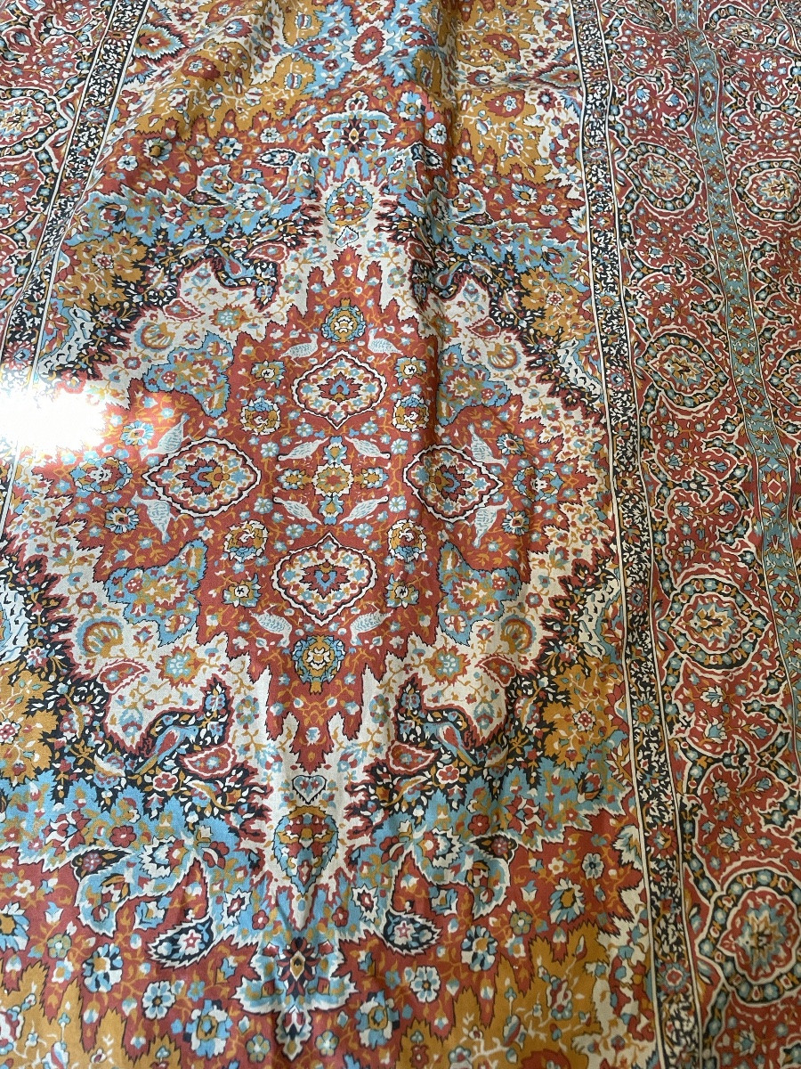 Pair Of Large Double Paisley Curtains (275 X 280) (2 Pairs)-photo-3