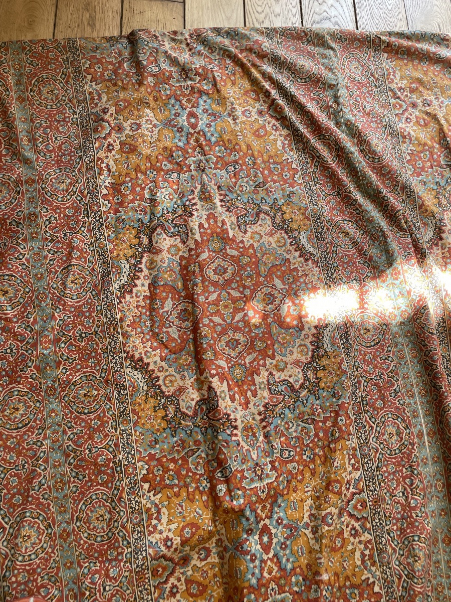 Pair Of Large Double Paisley Curtains (275 X 280) (2 Pairs)-photo-4