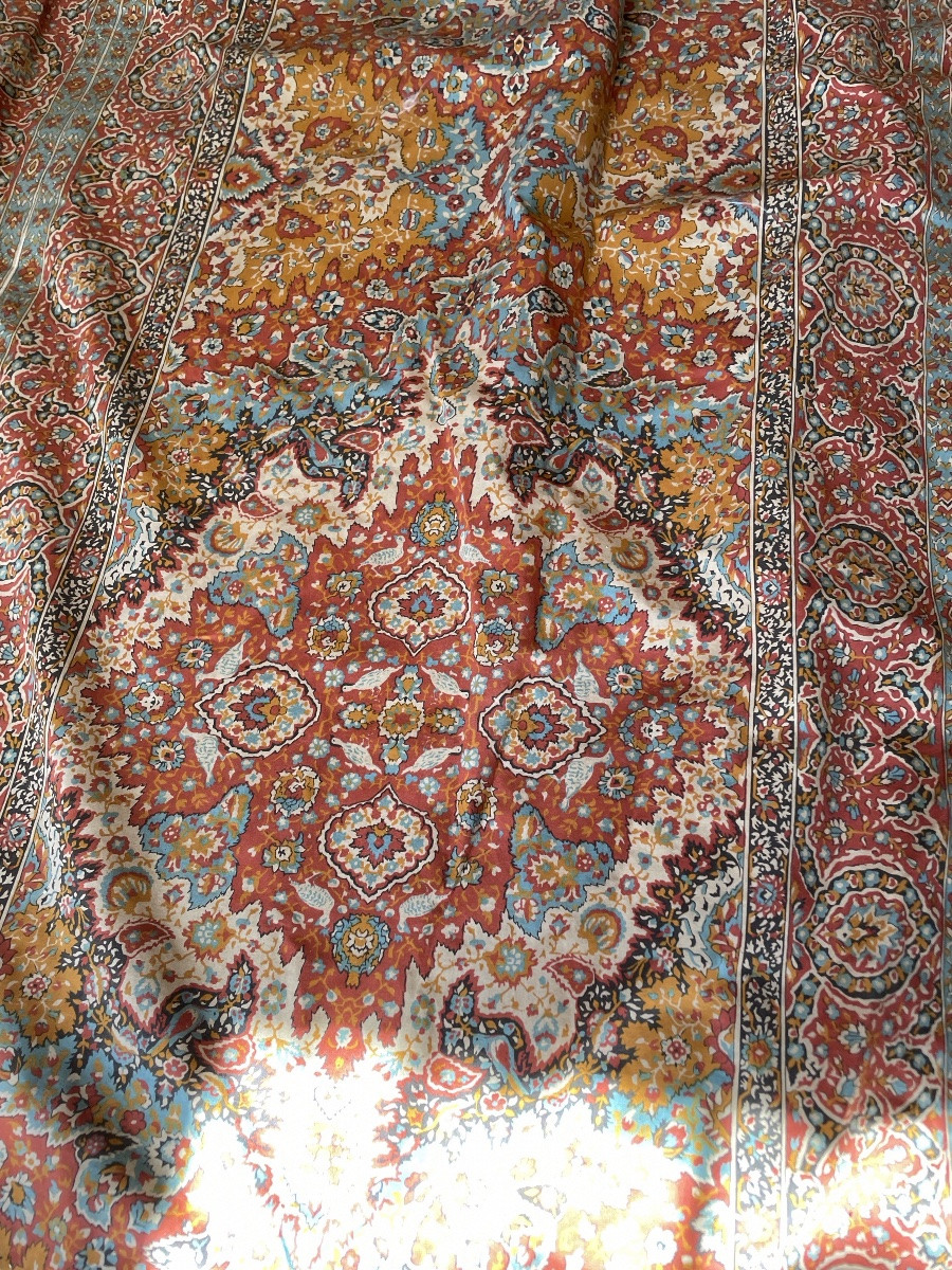 Pair Of Large Double Paisley Curtains (275 X 280) (2 Pairs)-photo-2