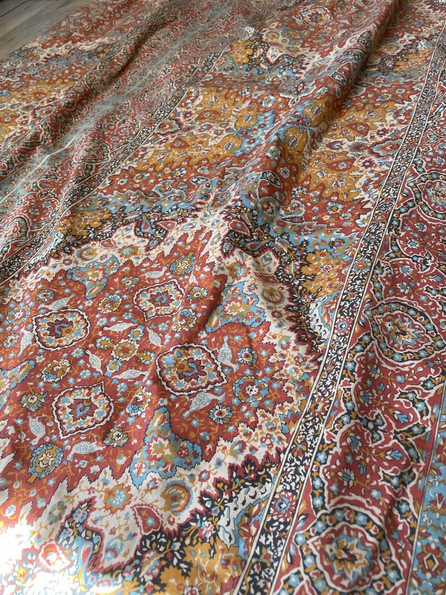 Pair Of Large Double Paisley Curtains (275 X 280) (2 Pairs)