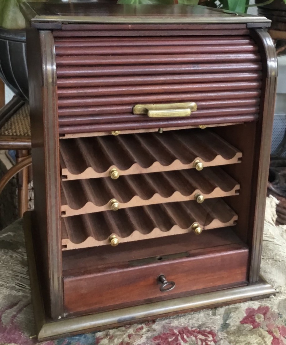 Cigar Cabinet Napoleon III Period, 19th Century-photo-2