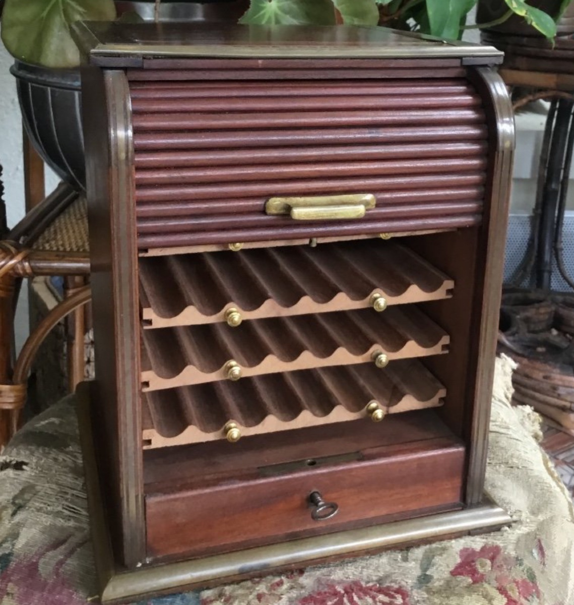Cigar Cabinet Napoleon III Period, 19th Century-photo-3
