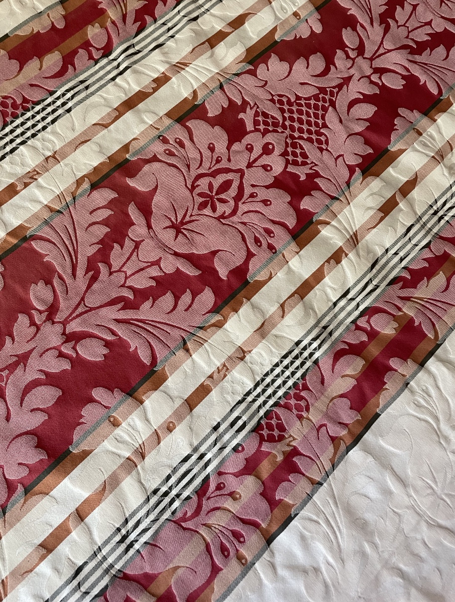 La paire de rideaux damassés en toile de Mayenne 