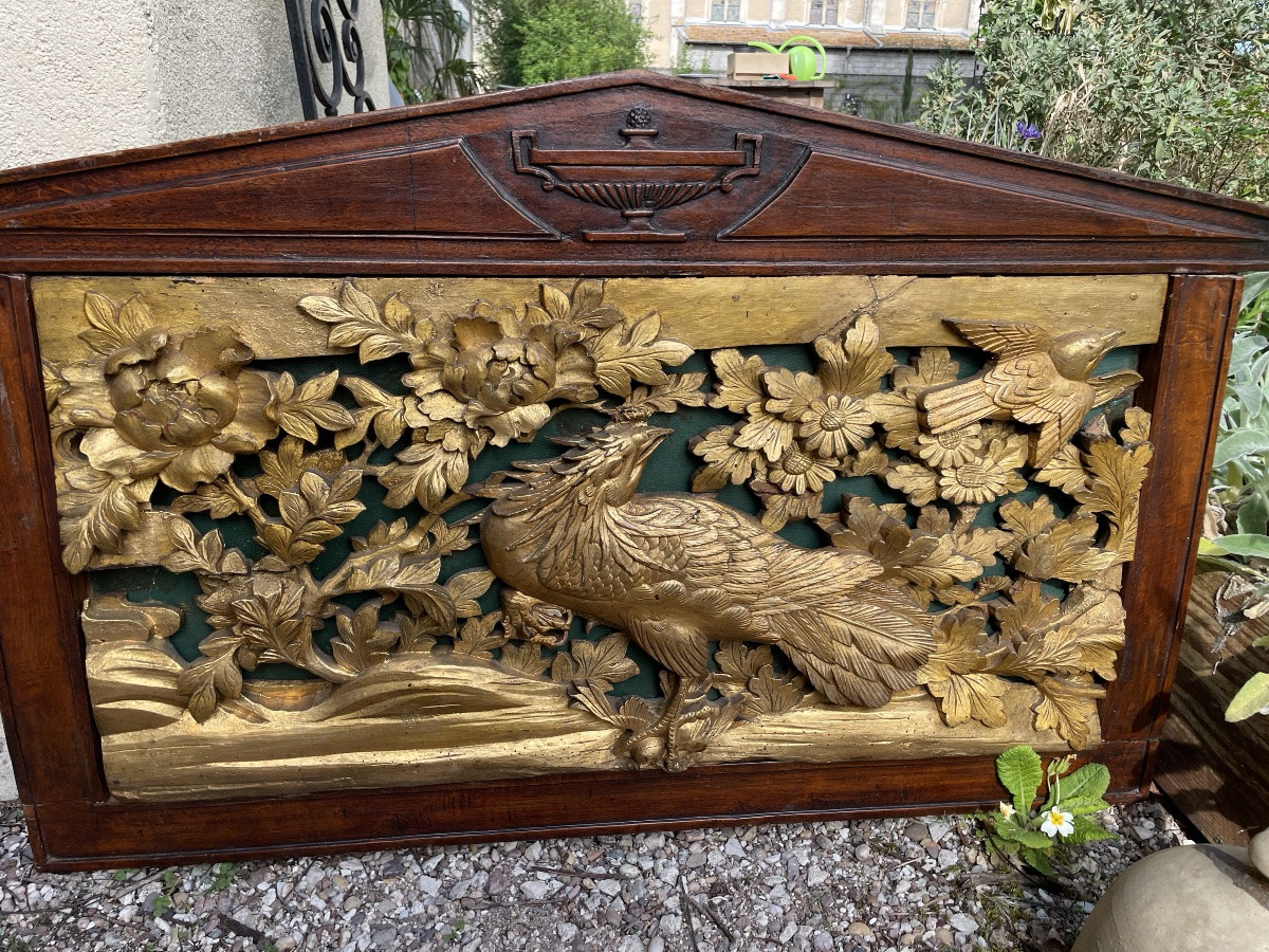 Restoration-period Doorframe With Chinoiseries-photo-4