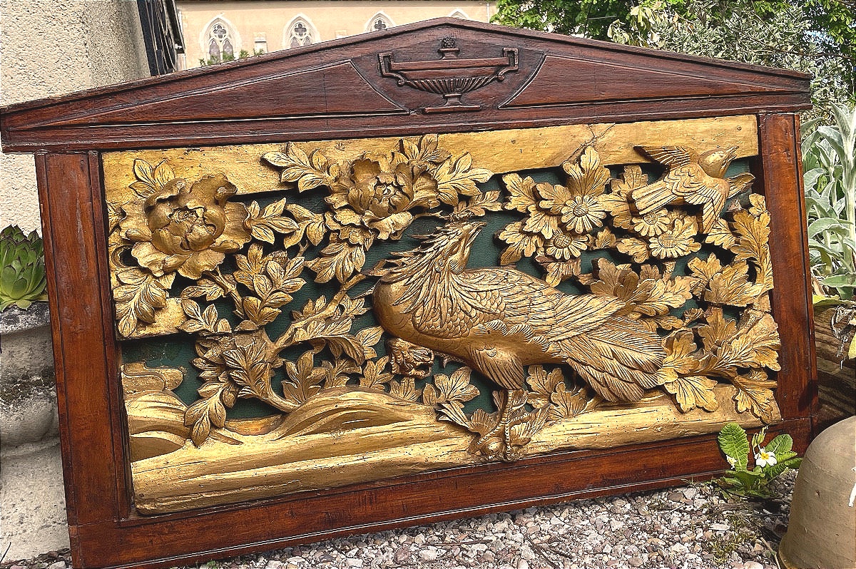 Restoration-period Doorframe With Chinoiseries
