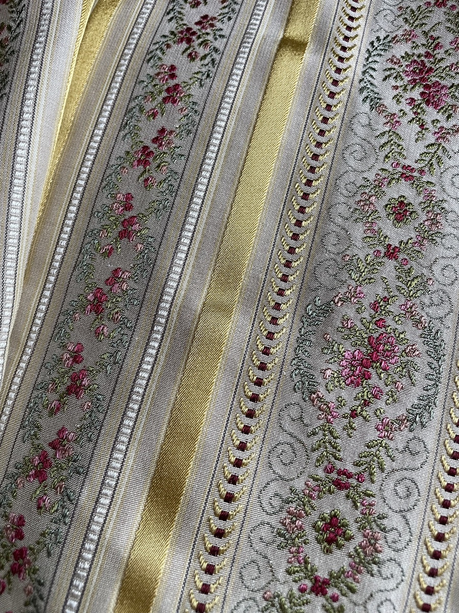 12 Meters Large Jacquard Fabric Style Louis XVI-photo-2