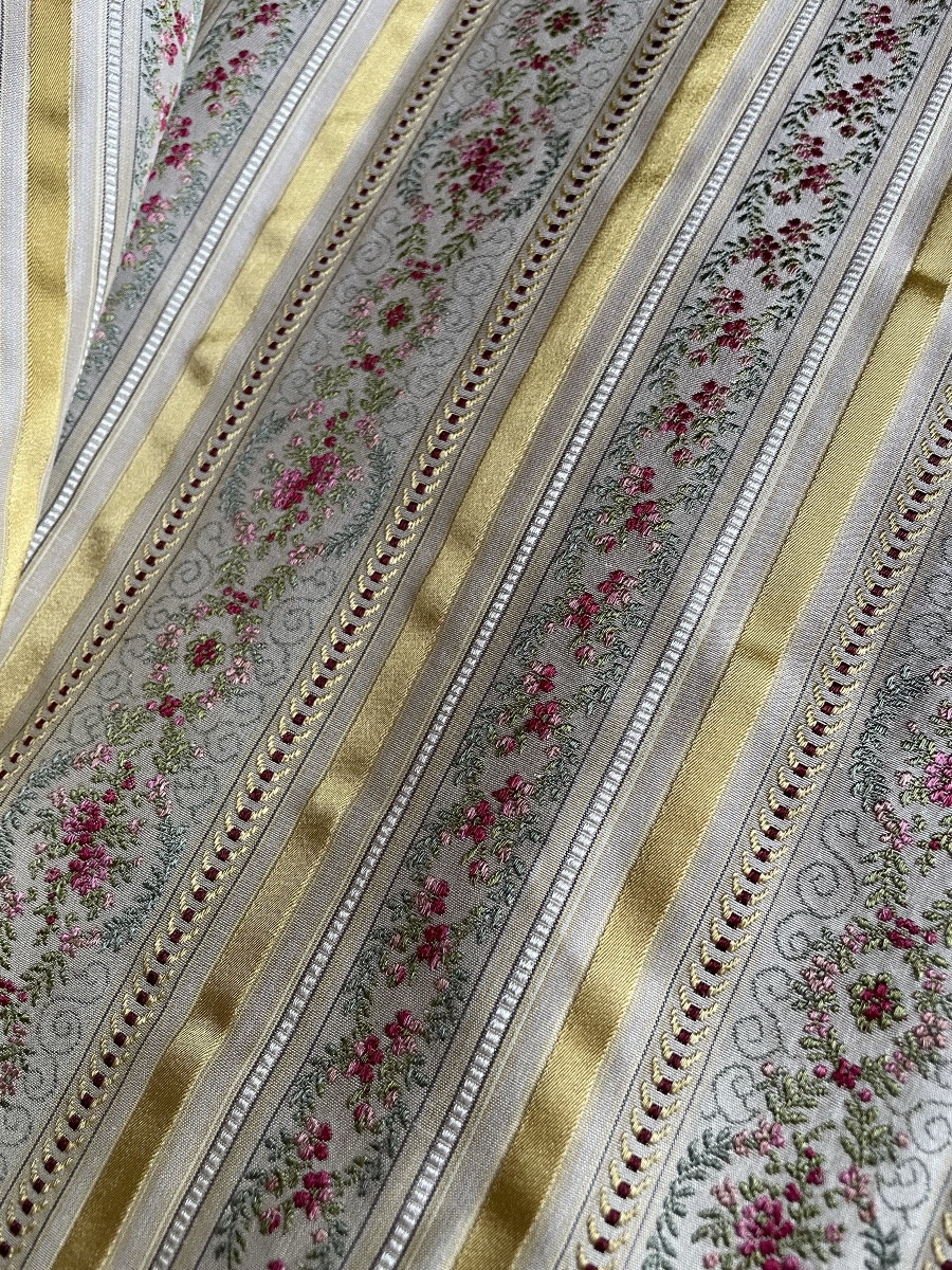 12 Meters Large Jacquard Fabric Style Louis XVI-photo-4