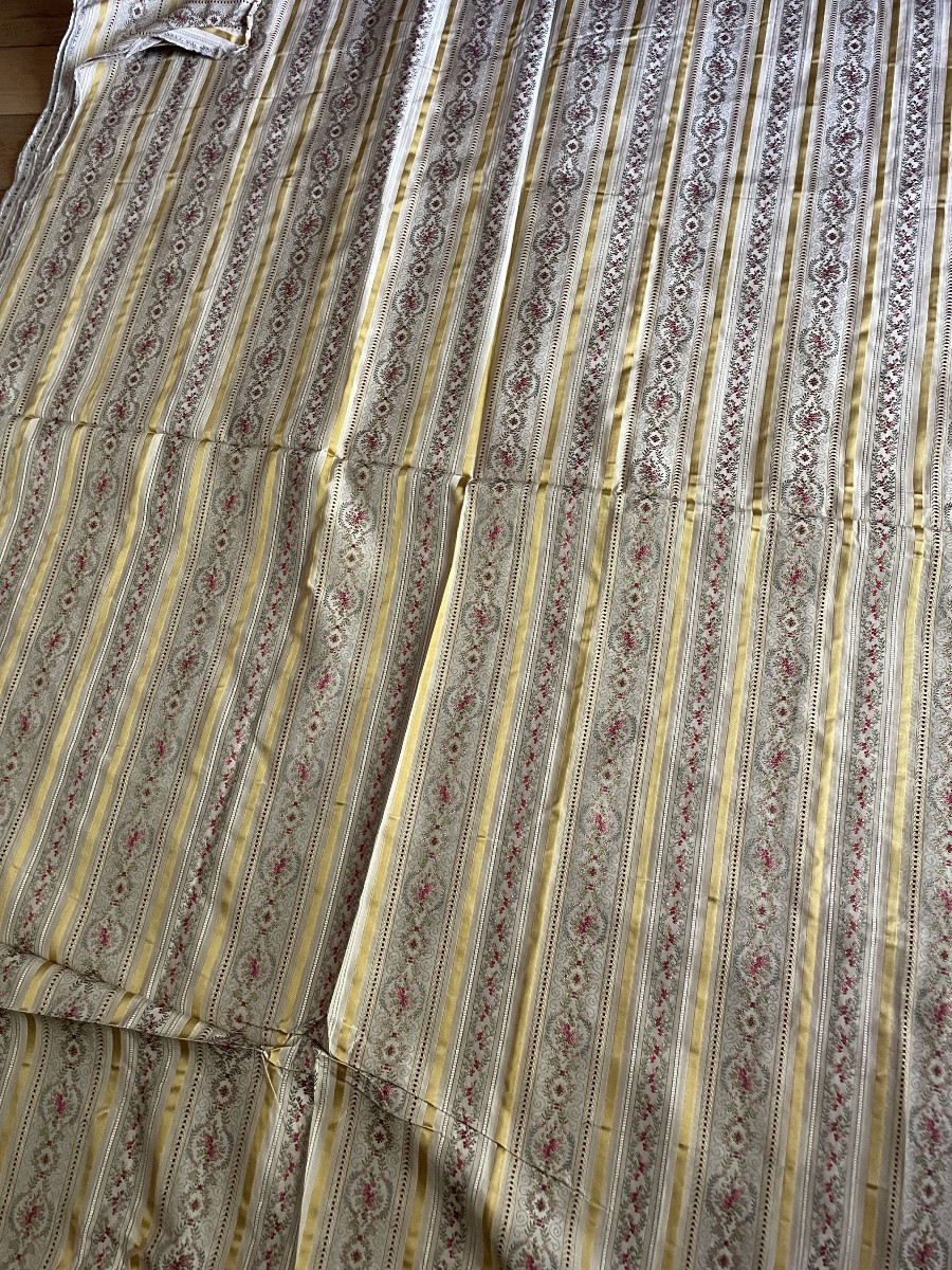 12 Meters Large Jacquard Fabric Style Louis XVI-photo-2