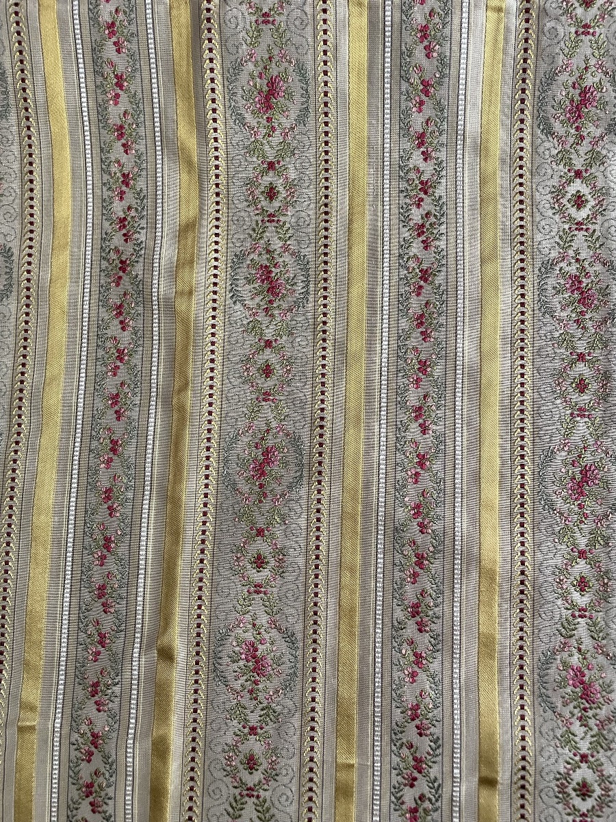 12 Meters Large Jacquard Fabric Style Louis XVI-photo-3