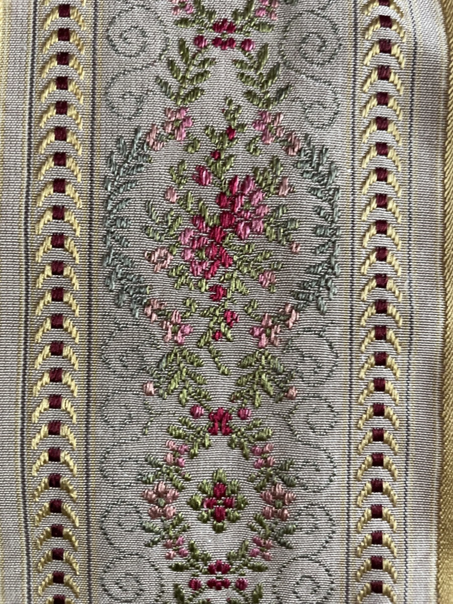 12 Meters Large Jacquard Fabric Style Louis XVI-photo-4